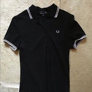 Women’s Fred Perry Polo Shirt Black